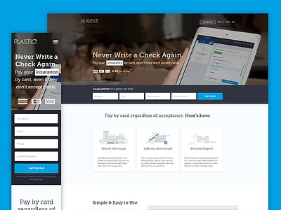 Marketing Site Redesign Concept marketing site registration responsive web design