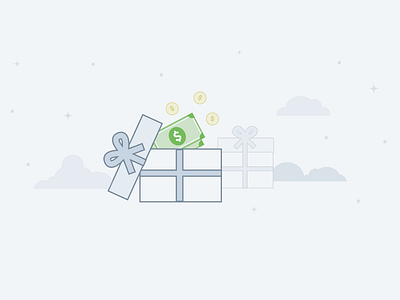 FFD gift illustration free gift illustration money
