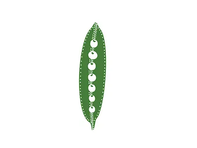 Sugar Pea adobe illustrator cintiq digital drawing go green illustration sugar pea vector vegetables