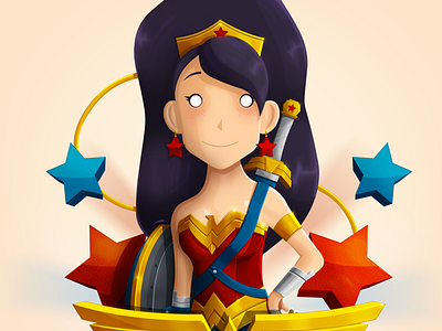 Wonder Woman character dc comics vectatory wonder woman