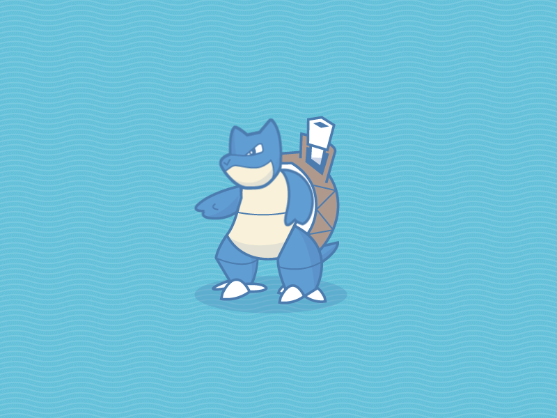 Blastoise blastoise blue gif pokemon squirtle wartortle