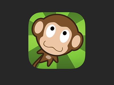 Blast Monkeys iOS App Icon android app blast blast monkeys cannon child famous icon monkey success ui yobonja