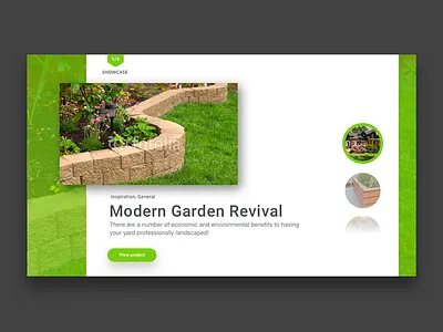 Feature Project Slider card clean modern simple slider ui user interface ux web web design website