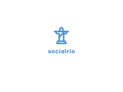 s o c i a l r i o blue brand corporate design logo mark rio social