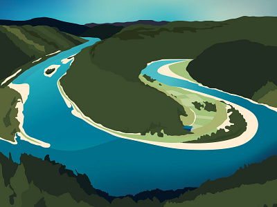 Schlögener Schlinge austria danube marmota maps nature river schlögener schlinge upper austria vector