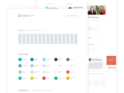 Udacity UI Kit focus lab interface design reference style guide tools udacity ui ui design ui kit user interface web design