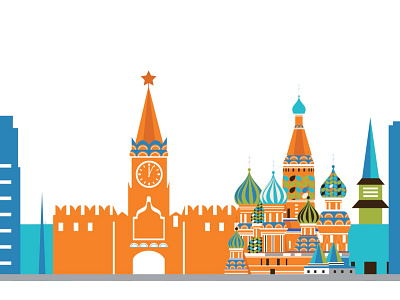 Russian Stereotypes animation dribbble infographic video