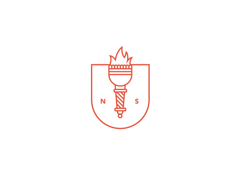 Nathan Schwecke Icons dagger gif icon lines logo red simple skull tattoo torch