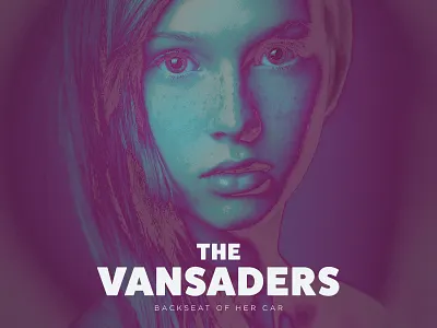 Vansaders Single Cover album color posterize solarize
