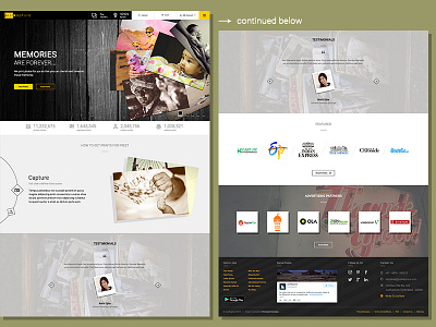 Justkapture - Curated by Chiranjeet Banerjee interaction design photography prints visual design