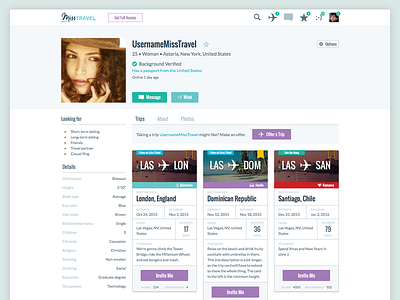 Member profile member profile ui ux