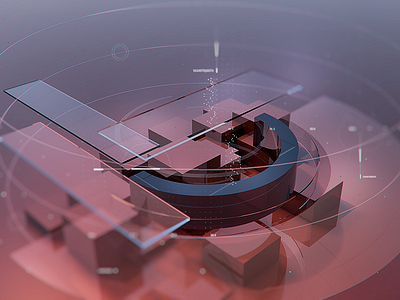 Little 3D abstract sketch 3d abstract c4d cgi cinema4d render