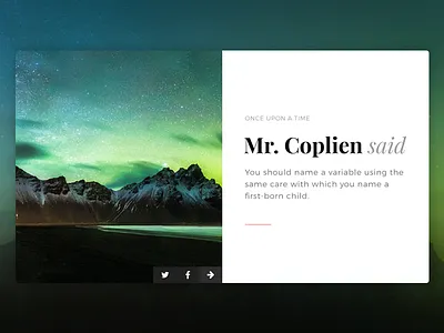 Random Quote minimal playfair screen random quote typography