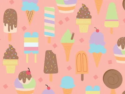 Ice cream pattern dessert ice cream icecream pattern popsicle sprinkles summer treats