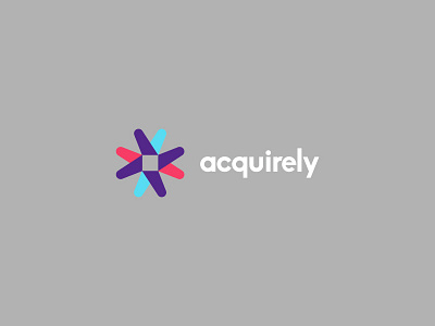 Acquirely / Arrow / A a acquire blue bright colorful edwin carl capalla gray minimal pink purple simple