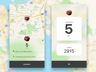 028 contact us contact download flat interface ios iphone like profile social uber ui ux