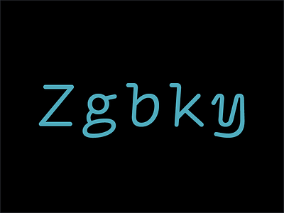 Again a mono dwa mono monospace monospaced semiitalic semislanted zgbky