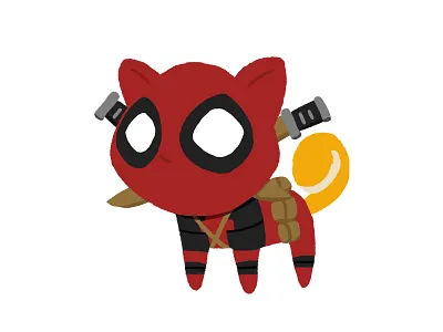 Shiba Deadpool animal cosplay costume cute deadpool dog dogs funny lol shiba shiba inu