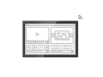 Connect Tablet Gavin Norris data player signal startup tablet tech video wifi