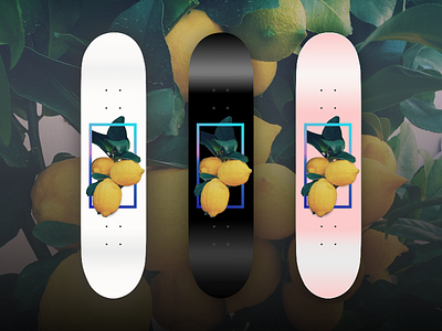 Lemony Fresh deck fruit lemons skate skateboard