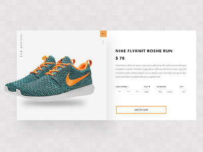 Daily UI #002 cart checkout daily dailyui shoes ui