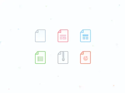 Redkix Attachment Icons attachment document documents excel file files icon icons pages redkix word zip