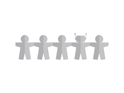 Captcha captcha flat human illustration paperhumans paranoia people robot