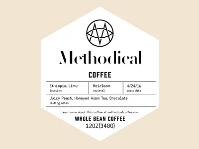 Bag label bag coffee label sticker