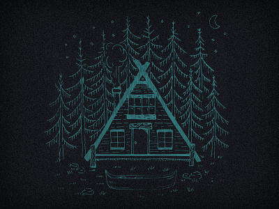 Moon Cabin cabin forest moon