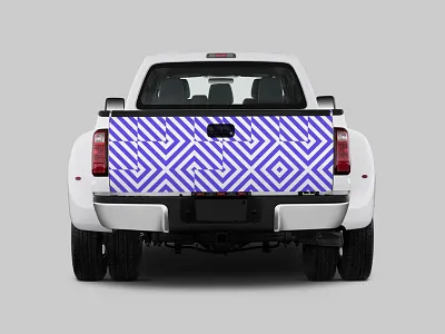 Plot Truck Tailgate diamond landscaping lawns pattern plot