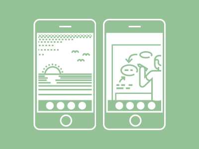 App UI Oobe app illustration oobe sketch ui