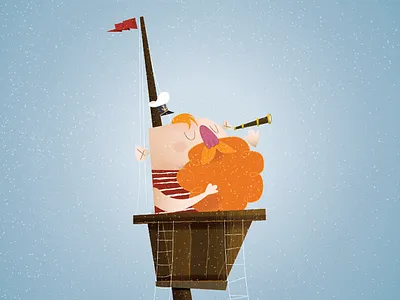 The Crow's Nest sailor sea ship