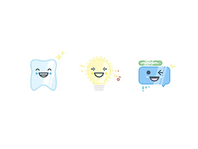 Dental, Insights, Chat icons