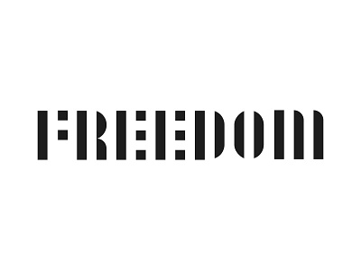 Freedom bars black prison type white