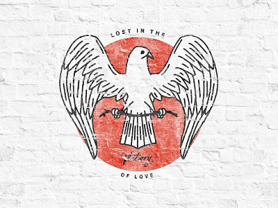Lost in the Victory of Love illustration lettering type typography