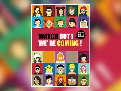 We Re Coming gril human man poster