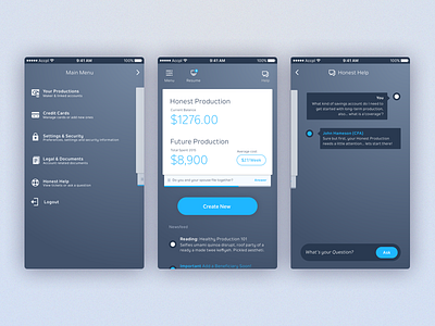 iOS Layout Concept app design ios ui ux