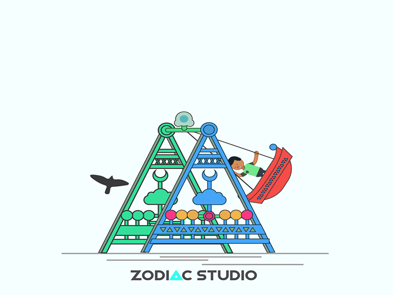 having fun art dirction illustration motion