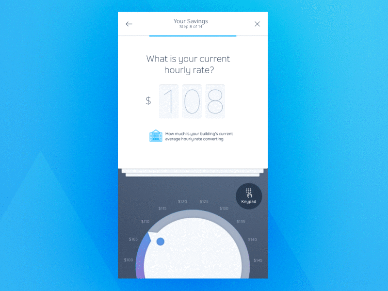 Dial Interaction of iOS animation app design interaction ios ui ux