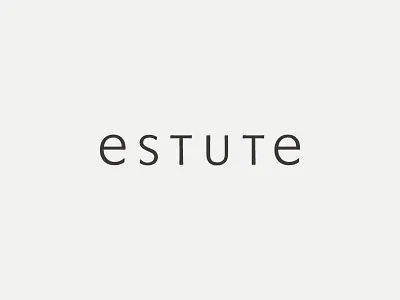 Estute branding corporate identity logo typography