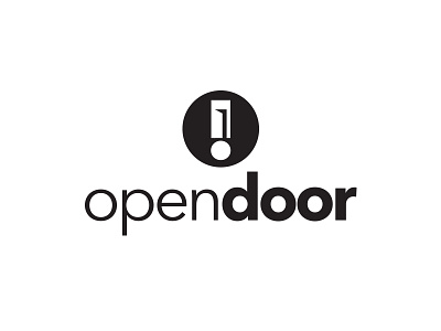 open door rejected logo 1 brand communications design door exclamation logo open
