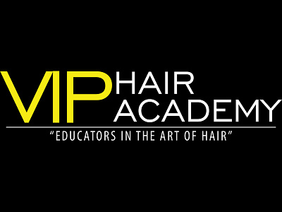Vip Hair Academy Logo logo