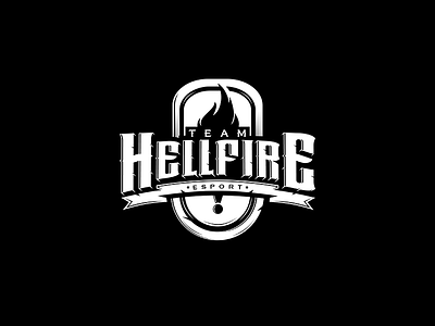 HellFire concept design dribbble esport fire football free invite logo mascot sport team