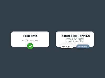 Error/Success 011 daily ui error info message success ui