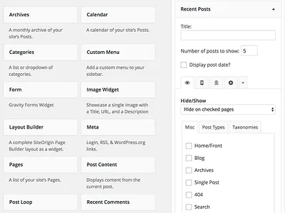 WordPress Better Tabbed Widget Options display widgets free web elements widget logic widgets wordpress