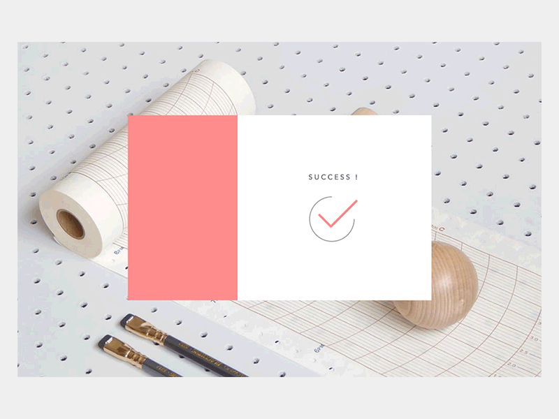 Daily UI #001 - Sign up screen concept clean dailyui minimal modal motion signup ui ux