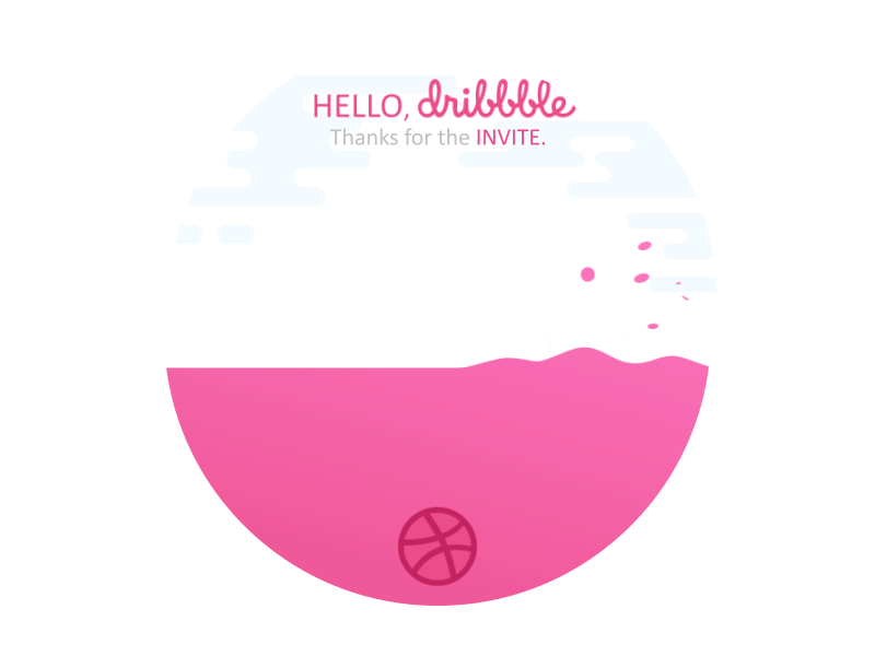Hello Dribbble! dribbble first shot hello dribbble thanks
