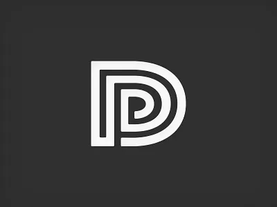 Dan Peters 2016 branding dan design logo mark monogram peters self