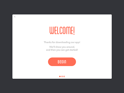 Onboarding - DailyUI 023 023 challenge daily dailyui onboarding ui ux welcome