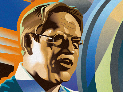 Teacher art digital illustration image